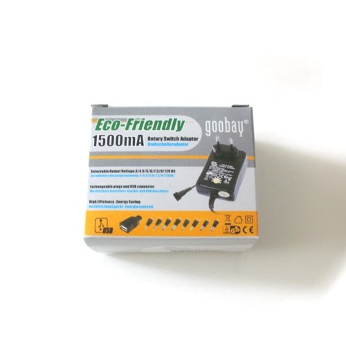 Adjustable Power Supply 3-12V 1500mA – Mains Adapter for MCC Control