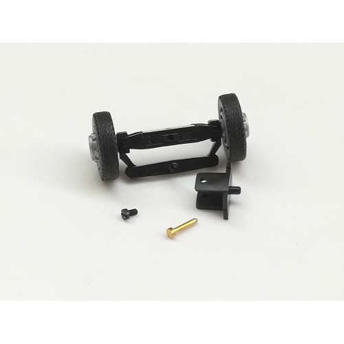 Small steering axle – assembled | steering front axle 13 mm, without track rod
