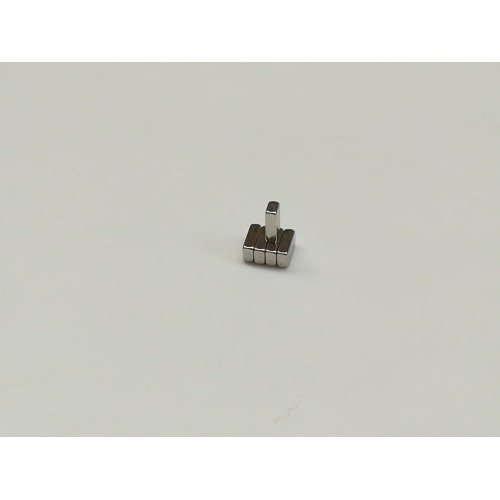 Magnets 3 x 3 x 1 mm | pack of 5, for detection and mounting